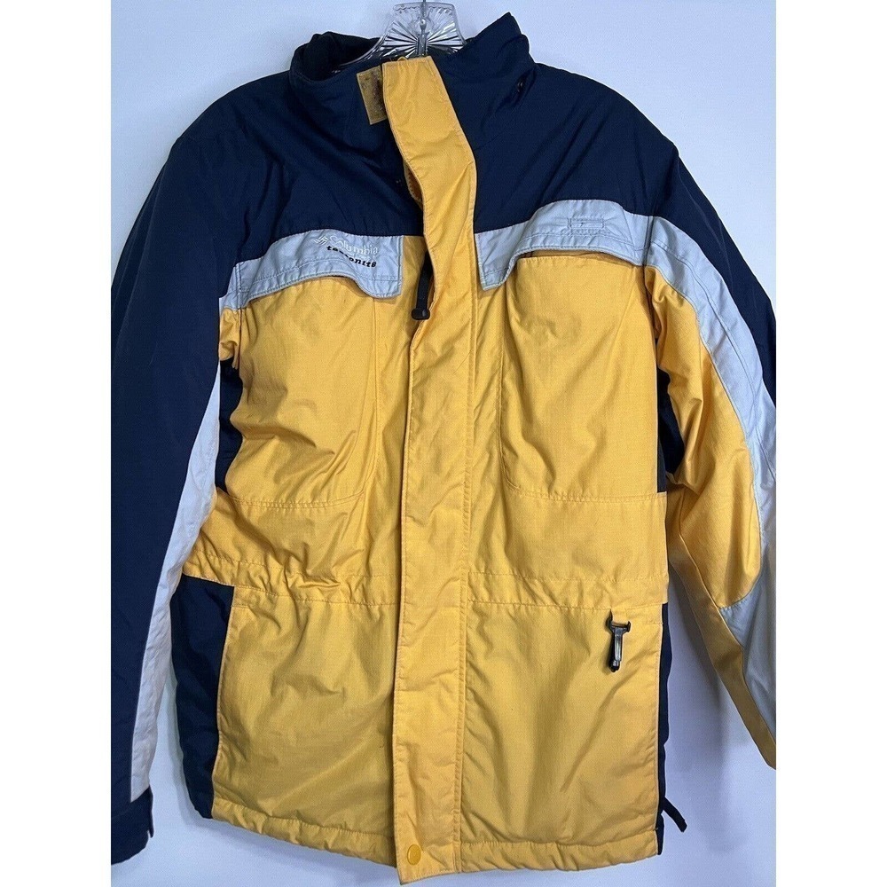 Columbia Sportswear Tectonite Insulated Winter Ski Jacket 14/16 Yellow